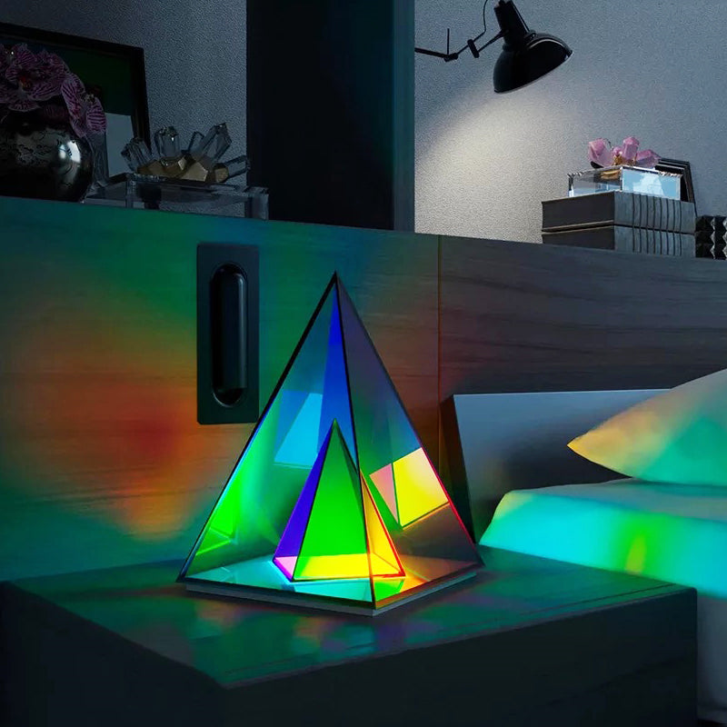 Creative prism Desk Lamp