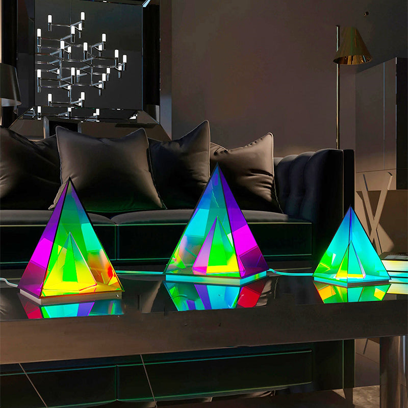 Creative prism Desk Lamp