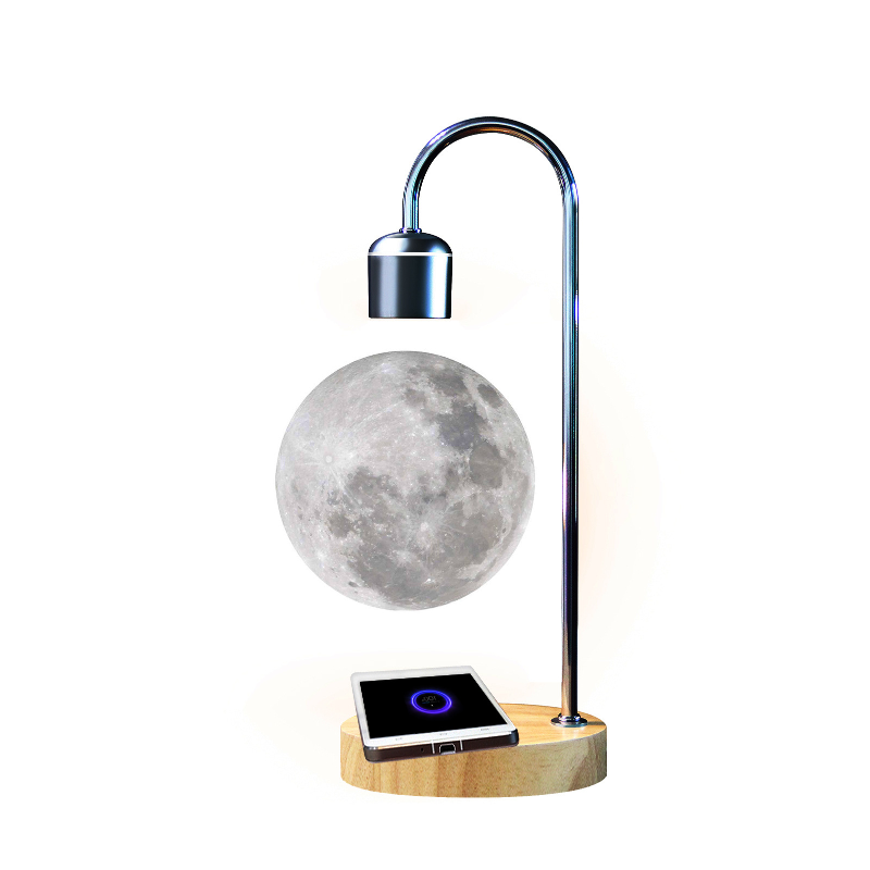 Levitating Moon Lamp with Charging dock